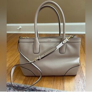 Ralph Lauren Taupe Satchel Bag
